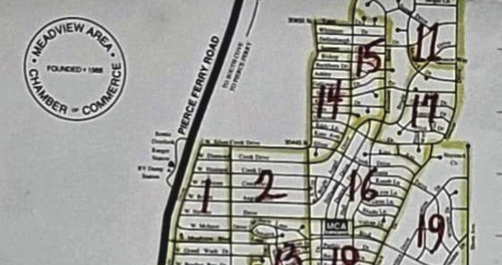 1995 Map of Meadview Units